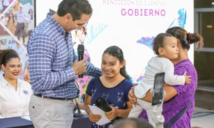 Con acciones en obra pública, salud y deporte: Héctor Santana rinde cuentas al pueblo de Bahía de Banderas