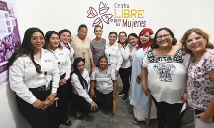 En Campeche, Presidenta Claudia Sheinbaum inaugura Centro LIBRE para las mujeres en Calakmul