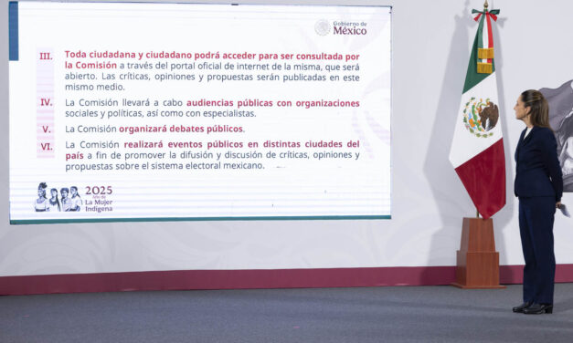 Habrá debate amplio para construir reforma electoral: presidenta Sheinbaum