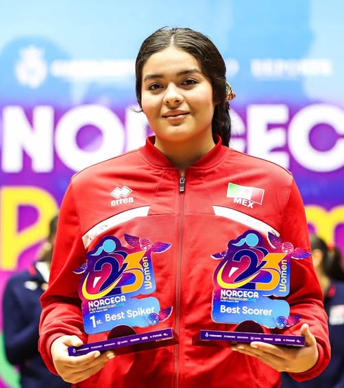 🏐 Orgullo nayarita: Aimé Topete brilla en la Copa Panamericana U23
