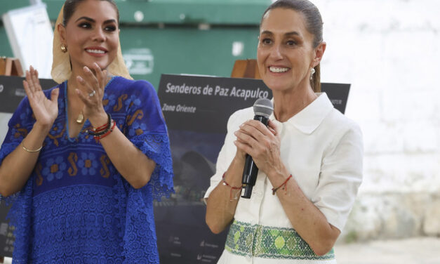 En Acapulco, Presidenta da banderazo de salida a la construcción de Senderos para Mujeres Libres y Seguras: Senderos de Paz