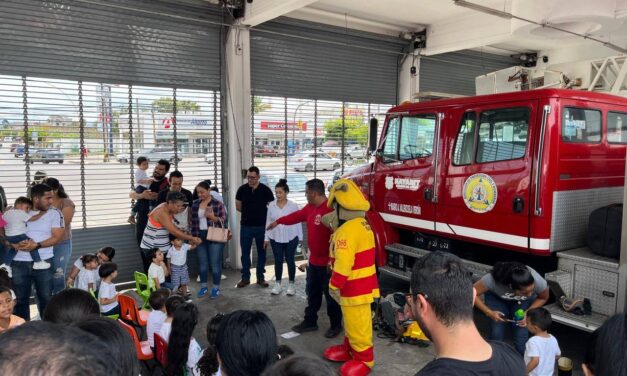 Bomberos de Nayarit acercan la cultura de la prevención a la niñez