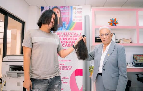 Beatriz Estrada fortalece la campaña de donación de cabello, un gesto que transforma vidas