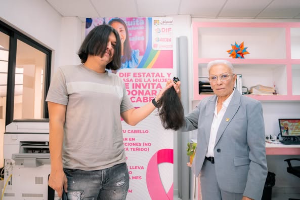 Beatriz Estrada fortalece la campaña de donación de cabello, un gesto que transforma vidas