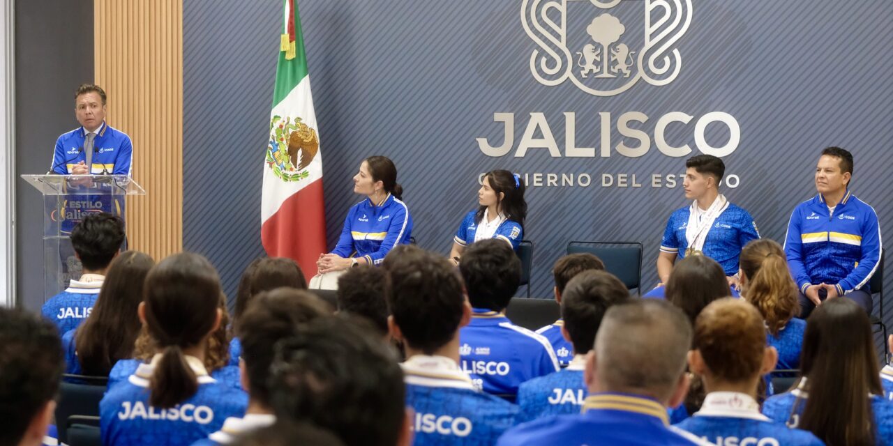 Gobierno de Jalisco reconoce a sus atletas por histórico triunfo en la CONADE 2025