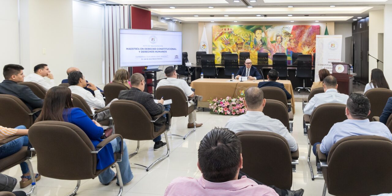 Concluyó Poder Judicial de Nayarit Maestría en Derecho Constitucional y Derechos Humanos