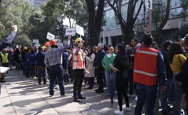 Fortalece IMSS cultura de autoprotección con realización de 14 mil simulacros en sus inmuebles