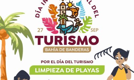 LIMPIEZA DE PLAYA POR DÍA DEL TURISMO EN BAHÍA DE BANDERAS