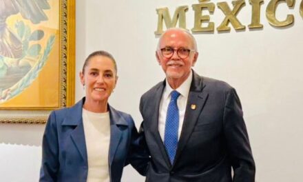 REUNIÓN DE MIGUEL ÁNGEL NAVARRO CON CLAUDIA SHEINBAUM