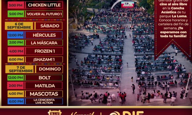 ¡EL CORAZÓN DE NAYARIT TE INVITA AL CINE GRATIS!