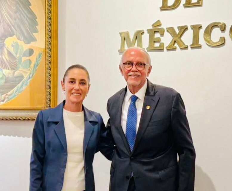 REUNIÓN DE MIGUEL ÁNGEL NAVARRO CON CLAUDIA SHEINBAUM