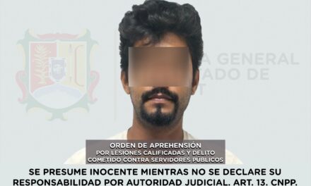 APREHENDIDO POR LESIONES CALIFICADAS Y DELITO COMETIDO CONTRA SERVIDORES PÚBLICOS