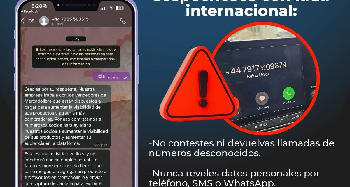 PROTEGE TU INFORMACIÓN: CONSEJOS ANTE LLAMADAS Y MENSAJES SOSPECHOSOS