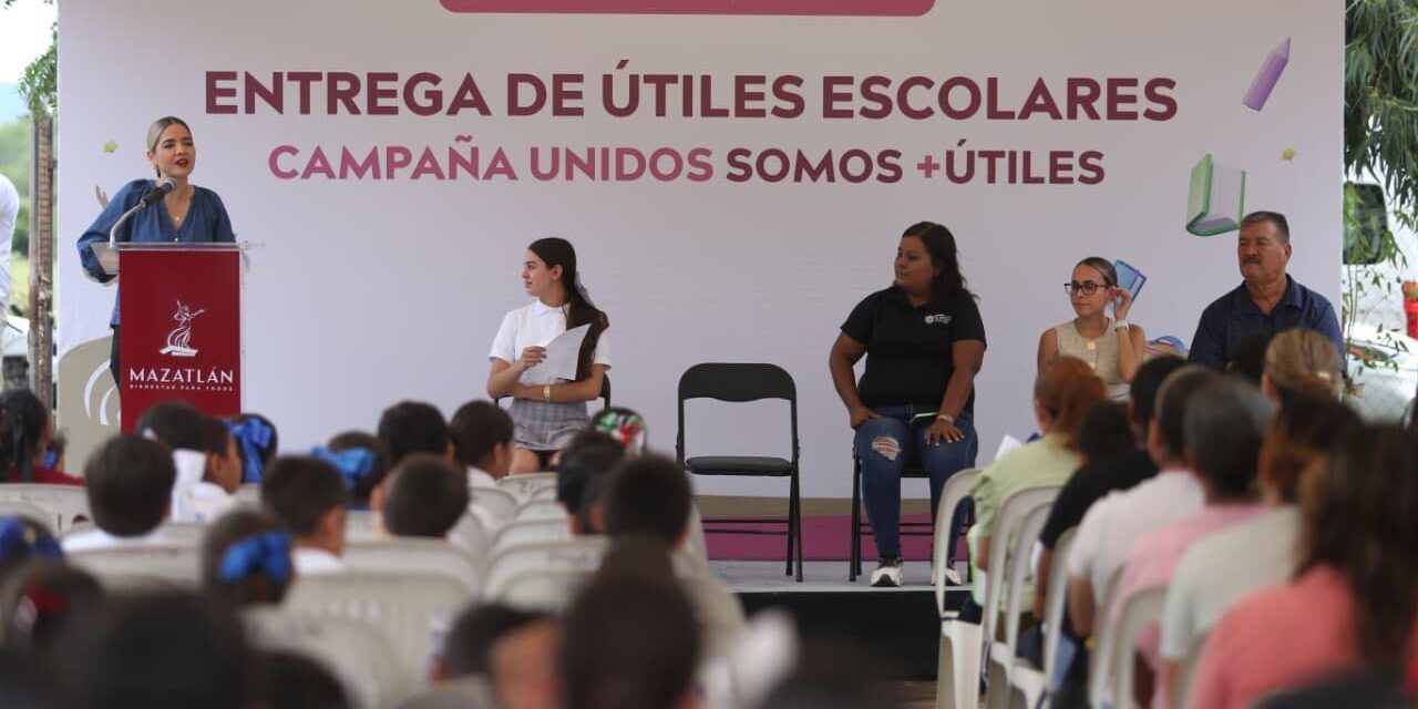¡ÚTILES Y MOCHILAS PARA IMPULSAR EL APRENDIZAJE EN MAZATLÁN!