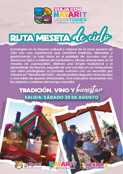 ¡VIVE UNA EXPERIENCIA ÚNICA EN LA RUTA MESETA DE CIELO!