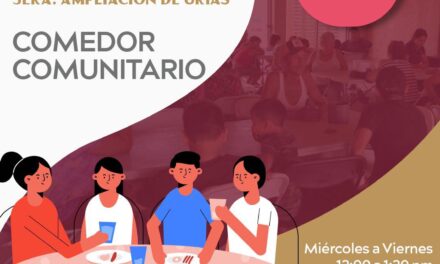 ¡COMEDOR COMUNITARIO TE ESPERA!