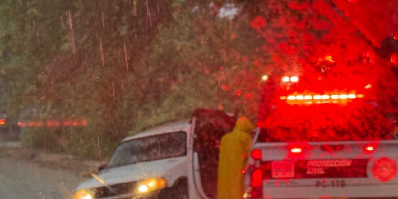 ​Fuerte lluvia deja incidentes y afectaciones en Bahía de Banderas