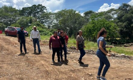 VISITA DE LA PRESIDENTA MUNICIPAL ANABEL GUERRERO AL EJIDO TRIGOMIL