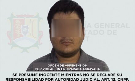 CUMPLIMENTA FGEN ORDEN DE APREHENSIÓN POR VIOLACIÓN EQUIPARADA AGRAVADA
