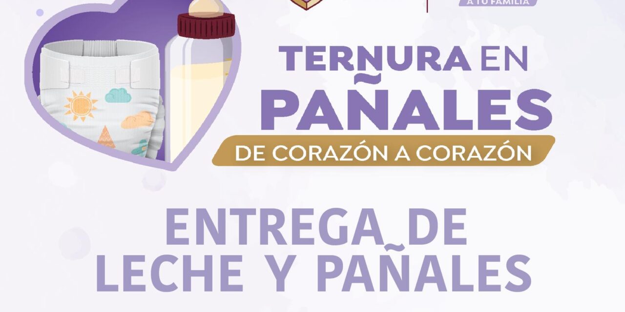ENTREGA DE LECHE Y PAÑALES EN SAN VICENTE 🤱💛 #TernuraEnPañales