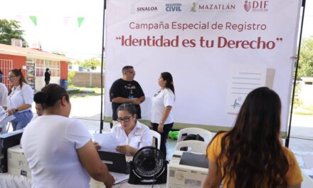 IDENTIDAD ES TU DERECHO: DIF MAZATLÁN Y REGISTRO CIVIL BRINDAN SERVICIOS GRATUITOS