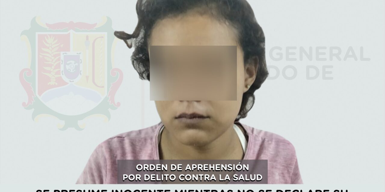 APREHENDIDA PRESUNTA RESPONSABLE DE DELITO CONTRA LA SALUD