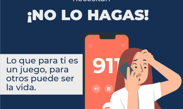 ALERTA: NO REALICES LLAMADAS DE BROMA AL 9-1-1