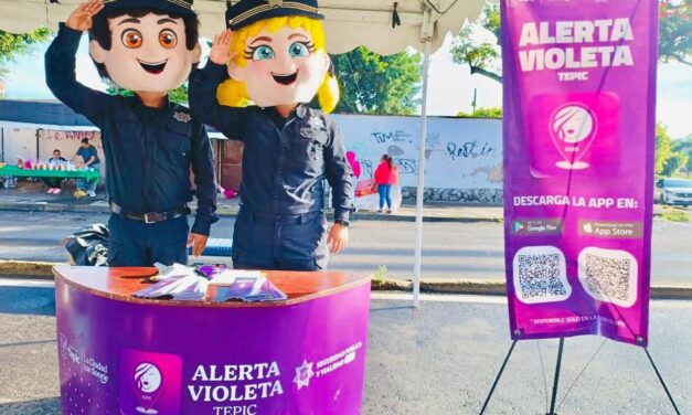 SEGURIDAD PÚBLICA PROMUEVE APP ALERTA VIOLETA EN CARRERA “CAMINATA POR LA VIDA”