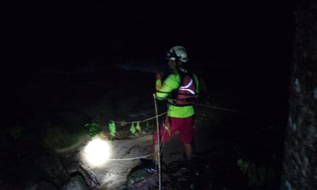 RESCATE EXITOSO EN CASCADA EL NOGALITO