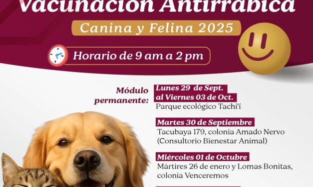 SEMANA NACIONAL DE VACUNACIÓN ANTIRRÁBICA GRATUITA