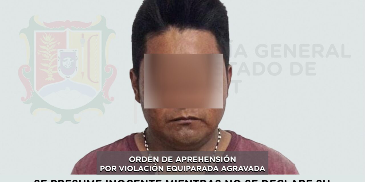 APREHENDIDO EN SAN BLAS POR VIOLACIÓN EQUIPARADA AGRAVADA