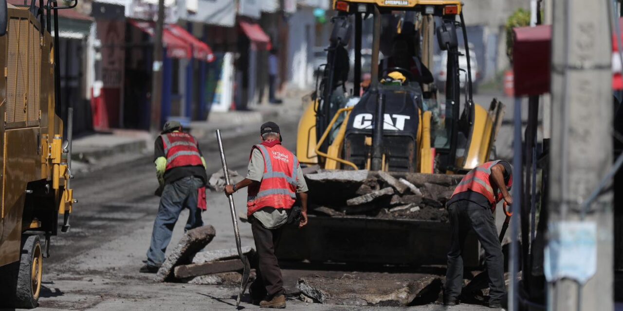 INICIAN REHABILITACIÓN DE CALLE CHURUBUSCO