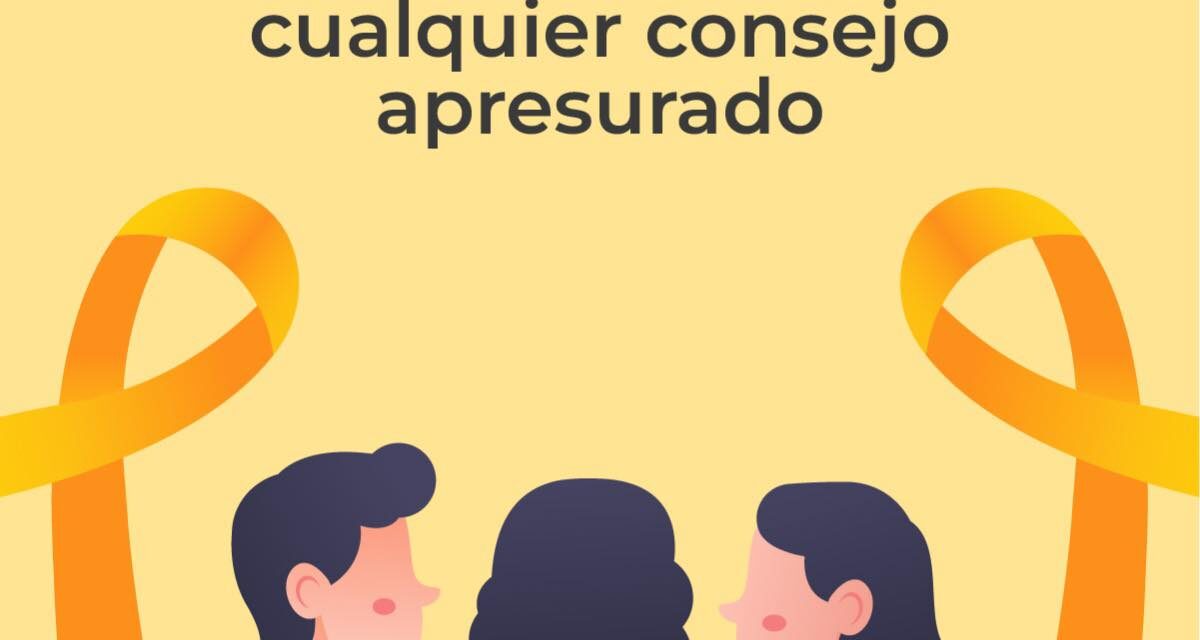 SEPTIEMBRE AMARILLO: CONCIENTIZA SOBRE LA DEPRESIÓN Y BUSCA AYUDA