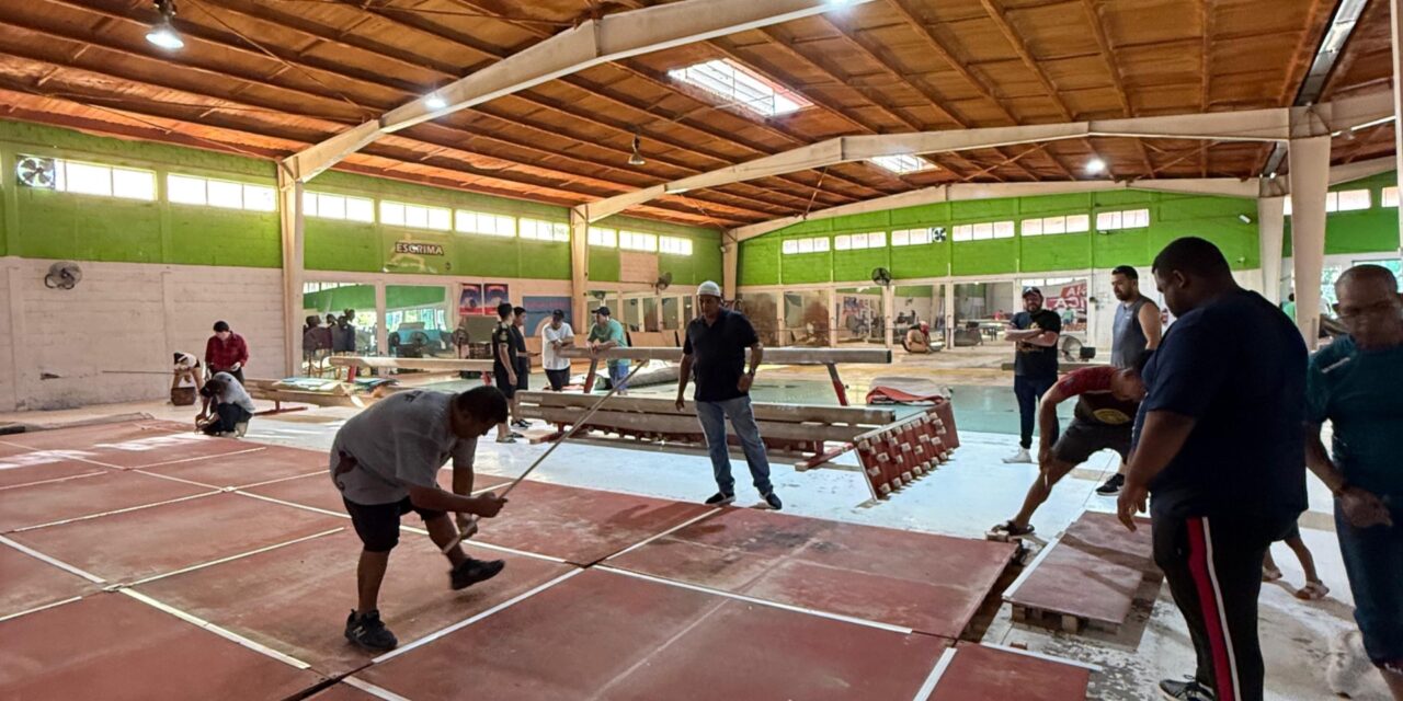 POLIDEPORTIVO DE LA BOBADILLA LISTO TRAS LAS LLUVIAS