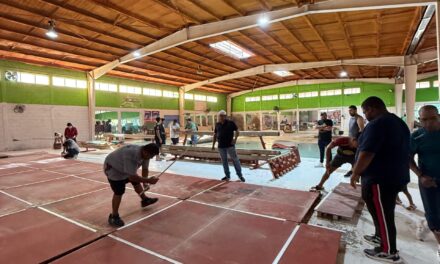 POLIDEPORTIVO DE LA BOBADILLA LISTO TRAS LAS LLUVIAS