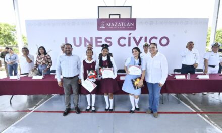 MAZATLÁN IMPULSA VALORES PATRIOS EN LA JUVENTUD