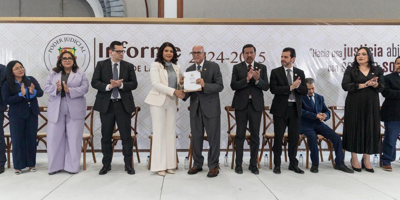 Magistrada Aracely Avalos Lemus presenta Informe de Labores 2024-2025 del Poder Judicial