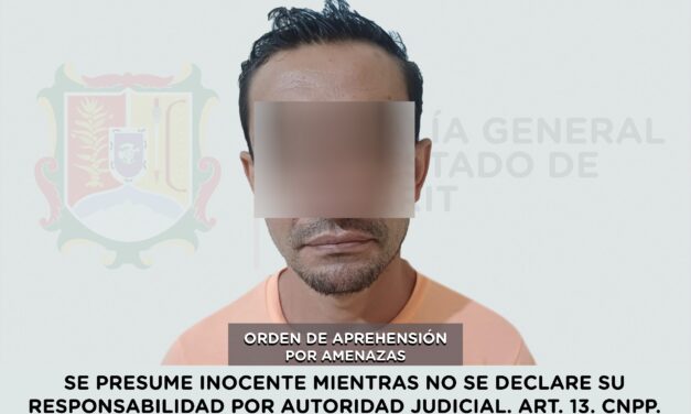 📢 #Boletín | DETENIDO EN TUXPAN POR EL DELITO DE AMENAZAS