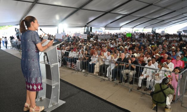 en sinaloa, ante 30 mil personas presidenta claudia sheinbaum anuncia histórico acuerdo con estados unidos para controlar el paso de armas de eu a méxico