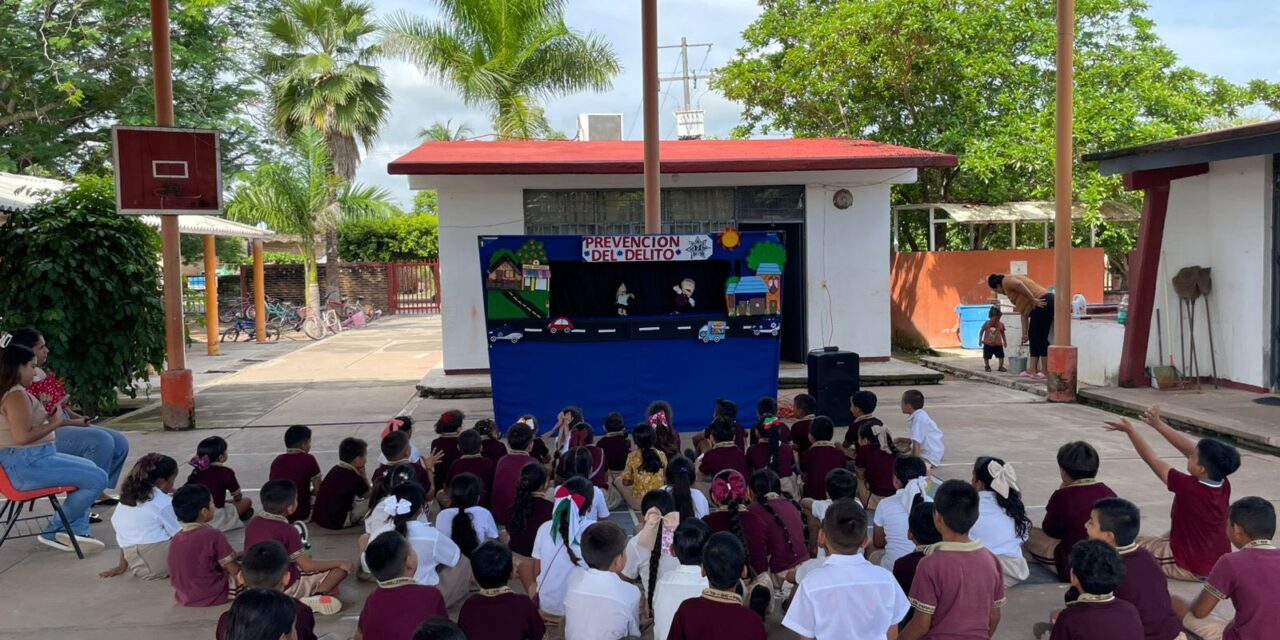 Ofrece SSPC actividades en materia de prevención, en el municipio de Rosamorada