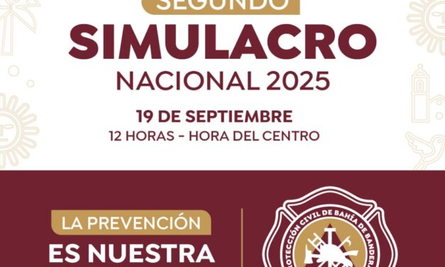 Bahía de Banderas listo para el Simulacro Nacional 2025