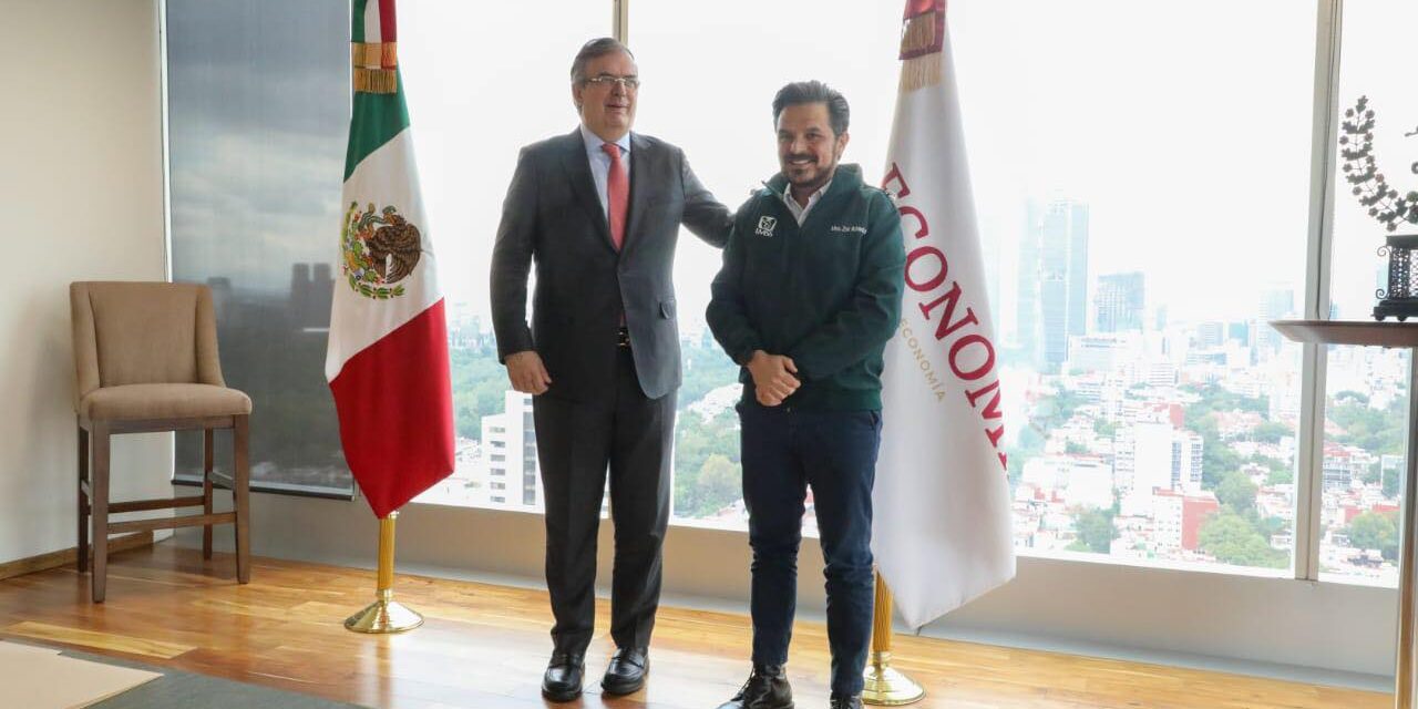 Se reúne Zoe Robledo con Marcelo Ebrad