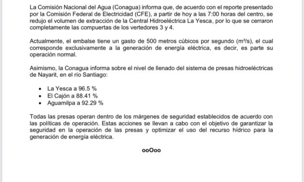 El gobierno del estado de Nayarit informa: