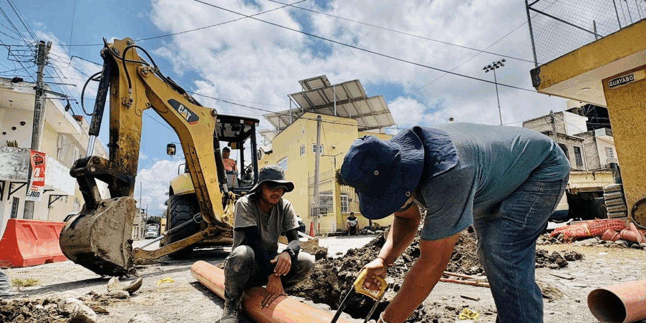 REPARADO EL SOCAVÓN EN COLONIA SANTA CECILIA