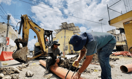 REPARADO EL SOCAVÓN EN COLONIA SANTA CECILIA