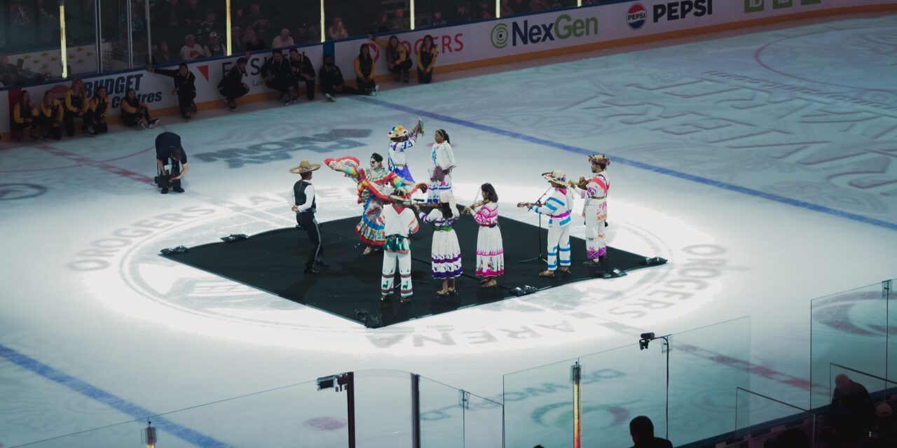 NAYARIT BRILLA EN EL SHOW DE MEDIO TIEMPO DE LOS CANUCKS EN VANCOUVER
