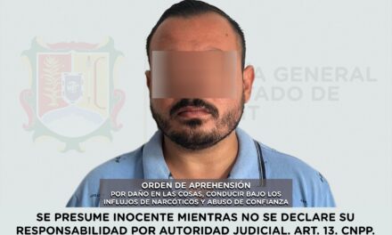 CAPTURADO POR DAÑO EN LAS COSAS, CONDUCIR BAJO LOS INFLUJOS DE NARCÓTICOS Y ABUSO DE CONFIANZA