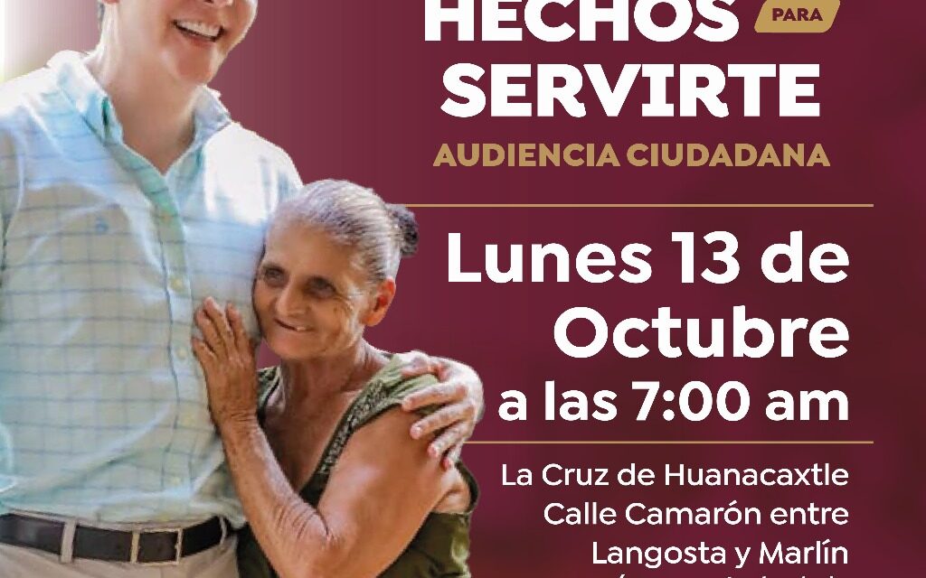 ¡AUDIENCIA CIUDADANA LLEGA A LA CRUZ DE HUANACAXTLE!