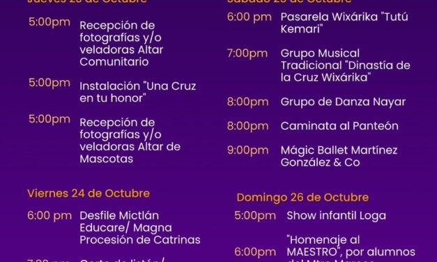 FESTIVAL DE LOS MUERTOS LAS VARAS 2025