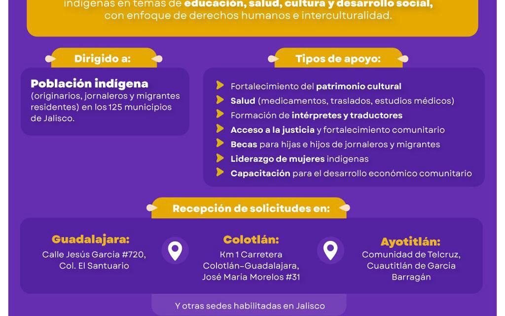 ¡NUEVO PROGRAMA SOCIAL PARA COMUNIDADES INDÍGENAS DE JALISCO!